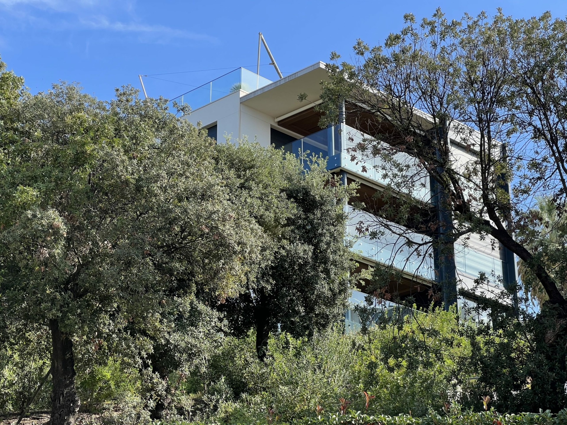 Villa Chene Roc, Dome Milano, vista esterna con alberi